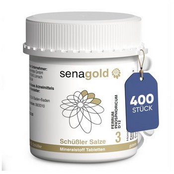 Schüssler Salz Nr. 3 Ferrum phosphoricum D 12 (BIOCHEMIE Senagold) Tabletten